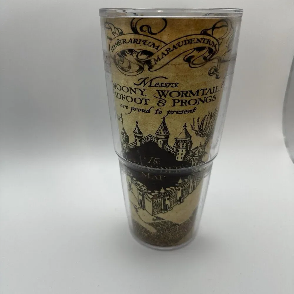 Tervis Tumbler Harry Potter The Marauder’s Map 24 Oz Hot & Cold‎ Hogwarts NO Lid
